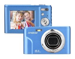Andoer D11759Dbl Full HD Kompakt Dijital Fotoğraf Makinesi Mavi