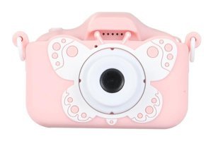 Tfixol Sevimli Kelebek Mini Full HD Kompakt Dijital Fotoğraf Makinesi Mavi
