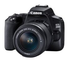Canon Eos 250D Bk 18-55 mm 4K DSLR Dijital Fotoğraf Makinesi Siyah