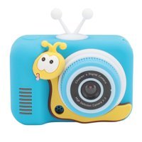 Annadue Sevimli Solucan Mini Full HD Kompakt Dijital Fotoğraf Makinesi Mavi