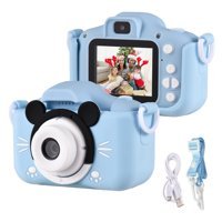 Bangyi Mickey Mini Full HD Kompakt Dijital Fotoğraf Makinesi Mavi