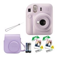 Fujifilm Instax Mini 12 Şipşak Mini Full HD Kompakt Dijital Fotoğraf Makinesi Lila + 40 Adet Fotoğraf Filmi