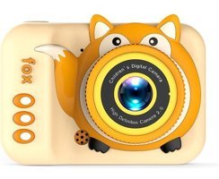 Fairy Fox Mini Full HD Kompakt Dijital Fotoğraf Makinesi Sarı