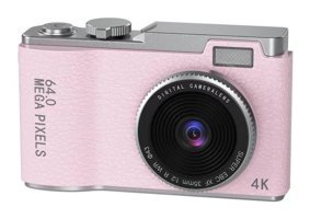 Ikkb A1000 4K Kompakt Dijital Fotoğraf Makinesi Pembe