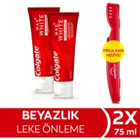 Colgate Max White Naneli Florürlü Diş Macunu 2x75 ml