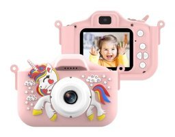 Hallow D12393P Mini Full HD Kompakt Dijital Fotoğraf Makinesi Pembe