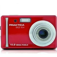 Practica Dcz 10.4 Full HD Kompakt Dijital Fotoğraf Makinesi Kırmızı