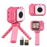 Tignapoo Adm-01 Mini Full HD Kompakt Dijital Fotoğraf Makinesi Pembe