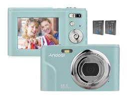 Andoer 2.4 inç Full HD HD 48 MP Kompakt Dijital Fotoğraf Makinesi Yeşil