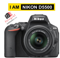 Nikon D5500 18-55 mm Full HD DSLR Dijital Fotoğraf Makinesi Siyah