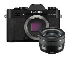 Fujifilm X-T30Iı 15 - 45 mm Full HD Kompakt Dijital Fotoğraf Makinesi Siyah