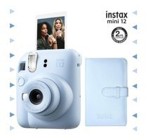 Fujifilm Instax Mini 12 Şipşak Mini Full HD Kompakt Dijital Fotoğraf Makinesi Mavi + 96 Adet Fotoğraf Filmi