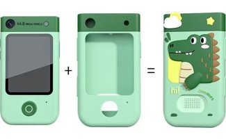 Ikkb 180 Flip Mini Full HD Kompakt Dijital Fotoğraf Makinesi Yeşil