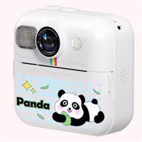 Mengtuo Sevimli Panda Mini Full HD Kompakt Dijital Fotoğraf Makinesi Beyaz