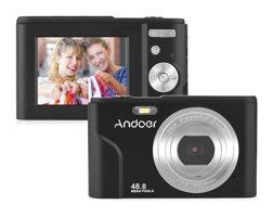 Andoer D11759 Full HD Kompakt Dijital Fotoğraf Makinesi Siyah