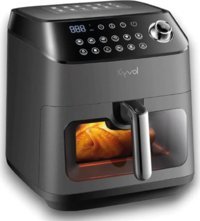 Kyvol Airfryer 4 lt Yağsız Siyah Sıcak Hava Fritözü