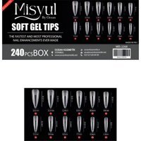 Misyul Soft Jel Tips Protez Tırnak Tips Uzatma Yeni Nesil 240 Adet
