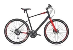 Carraro Sportive 328 28 Jant 18 Vites Şehir / Tur Bisikleti Antrasit-Kırmızı-Siyah