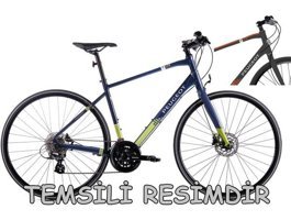 Peugeot T09 495H 28 Jant 16 Vites Şehir / Tur Bisikleti Gri-Mavi-Siyah