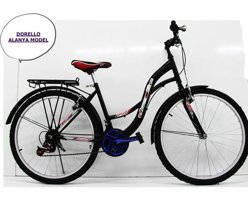 Dorello 2610 26 Jant 21 Vites Şehir / Tur Bisikleti Siyah