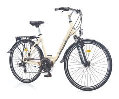 Corelli Mocha Shimano Stef 500 28 Jant 21 Vites Şehir / Tur Bisikleti Gri-Krem
