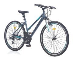 Corelli Lifestyle 3 28 Jant 21 Vites Şehir / Tur Bisikleti Gri-Mavi-Siyah