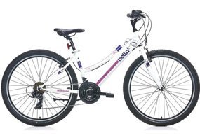 Bianchi Bella 24 Jant 21 Vites Şehir / Tur Bisikleti Beyaz-Mor