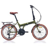 Bianchi F021 26 Jant 21 Vites Amortisörlü Katlanır Şehir / Tur Bisikleti Yeşil