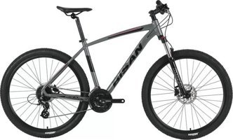 Bisan Mtx 7300 27.5 Jant 24 Vites Dağ Bisikleti Gri-Pembe