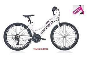 Carraro Speed 242 24 Jant 21 Vites Dağ Bisikleti Beyaz-Lila