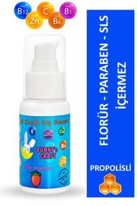 Lyra Professional Propolis Ve Doğal Çilek Organik Florürsüz Diş Macunu 50 ml