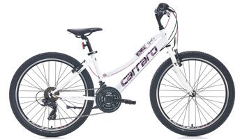 Carraro Speed 242 24 Jant 21 Vites Dağ Bisikleti Beyaz-Mor-Pembe