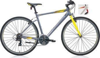 Carraro Sportive 321 28 Jant 21 Vites Şehir / Tur Bisikleti Gri-Kırmızı