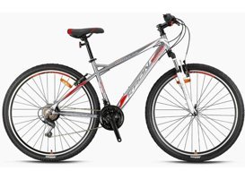 Kron Vortex 4.0 27.5 Jant 21 Vites Dağ Bisikleti Gri-Kırmızı 18'