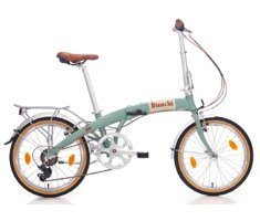 Bianchi New Vintage 20 Jant 21 Vites Katlanır Şehir / Tur Bisikleti Gri-Kahverengi