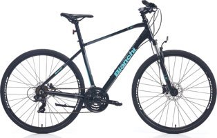 Bianchi T0018FS 470H 28 Jant 21 Vites Şehir / Tur Bisikleti Siyah-Mavi