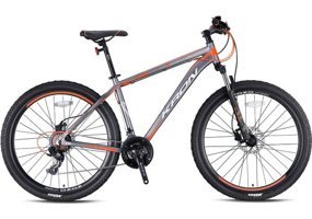 Kron XC 100 27.5 Jant 21 Vites Dağ Bisikleti Gri-Siyah-Turuncu