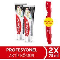 Colgate Kömürlü Florürlü Diş Macunu 2x75 ml