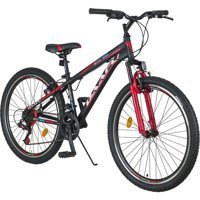 Daafu Sxc 100 26 Jant 21 Vites Amortisörlü Dağ Bisikleti Kırmızı-Siyah