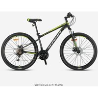 Vortex 4.0 24 Jant 21 Vites Şehir / Tur Bisikleti Gri-Sarı-Siyah