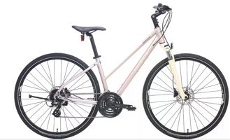 Carraro Sportive 226 406H 28 Jant 24 Vites Şehir / Tur Bisikleti Bej-Mor-Pembe