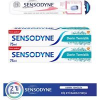 Sensodyne Derin Temizlik Florürlü Diş Macunu 2x75 ml