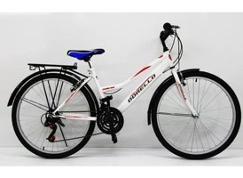 Dorello 2650 26 Jant 21 Vites Şehir / Tur Bisikleti Beyaz-Mavi