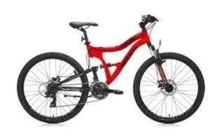 Bianchi Montana 26 Jant 21 Vites Çift Amortisörlü Dağ Bisikleti Kırmızı