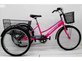 Dorello 2960 24 Jant 21 Vites Şehir / Tur Bisikleti Beyaz-Pembe