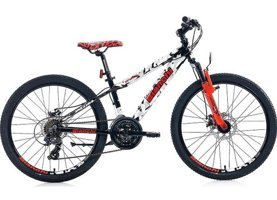 Bianchi Spider 401 24 Jant 21 Vites Dağ Bisikleti Beyaz-Kırmızı-Siyah