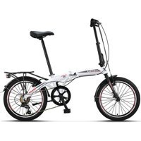 Ümit Folding 2036 20 Jant 6 Vites Katlanır Şehir / Tur Bisikleti Kırmızı