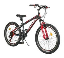 Daafu Sxc 125 24 Jant 21 Vites Amortisörlü Şehir / Tur Bisikleti Kırmızı-Siyah