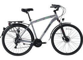 Bisan Comfortline 28 Jant 21 Vites Şehir / Tur Bisikleti Gri-Yeşil