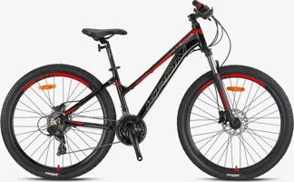 Kron XC 100 27.5 Jant 21 Vites Dağ Bisikleti Kırmızı-Siyah